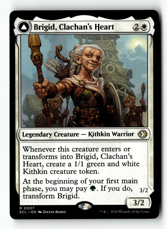 MTG Brigid, Clachan's Heart Lorwyn Eclipsed LP Magic The Gathering