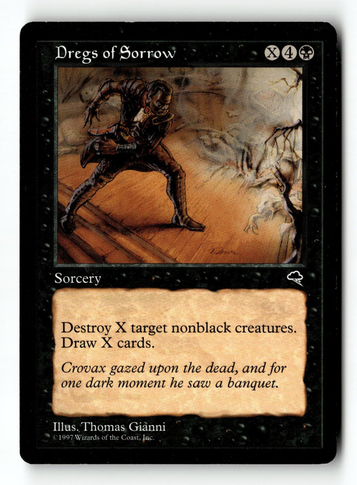 MTG Dregs of Sorrow Tempest LP Magic The Gathering