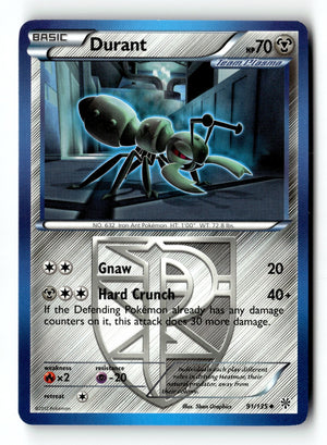 Pokemon Card Durant (Team Plasma) (91) LP Plasma Storm 91/135