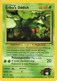 Erika's Oddish 1st Edition - Oddish Cosmic Eclipse Pretty Pink Witch