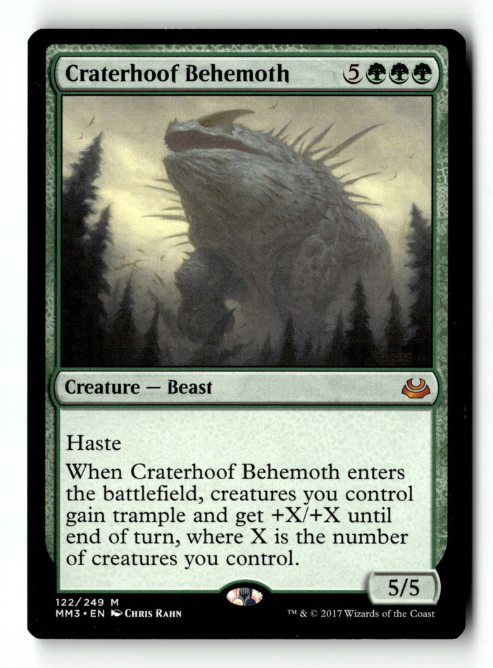 MTG Craterhoof Behemoth Modern Masters 2017 LP Magic The Gathering