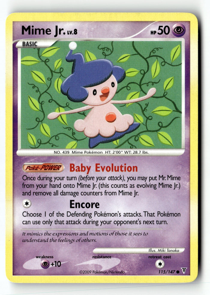 Pokemon Card Mime Jr. LP Supreme Victors 115/147