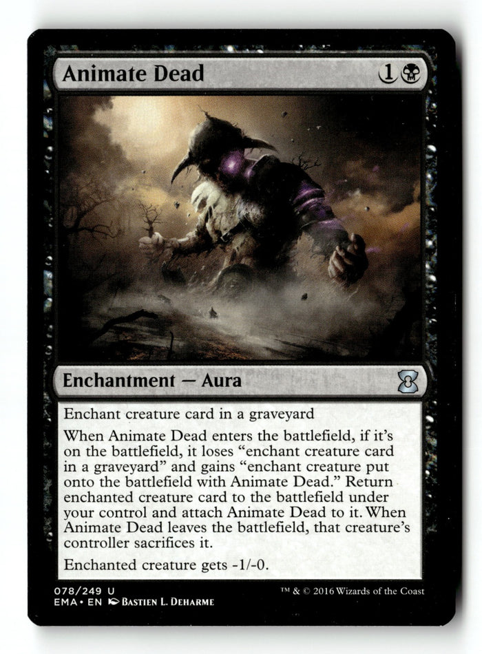 MTG Animate Dead Eternal Masters LP Magic The Gathering