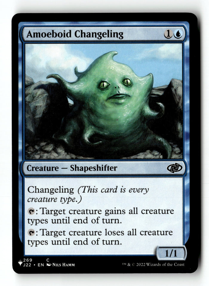 MTG Amoeboid Changeling Jumpstart 2022 LP Magic The Gathering