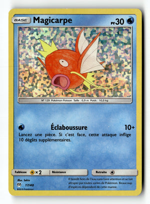 Pokemon Card Magikarp McDonald's 2019 FRENCH Holo LP 17/40