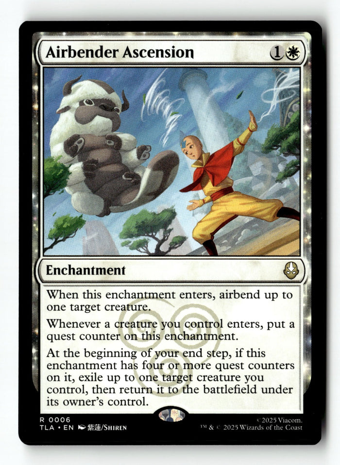 MTG Airbender Ascension Avatar: The Last Airbender LP Magic The Gathering