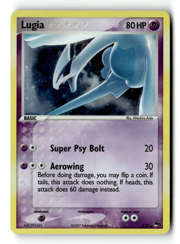 Pokemon Card Lugia LP POP Series 5 002/017
