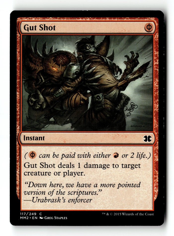 MTG Gut Shot Modern Masters 2015 LP Magic The Gathering
