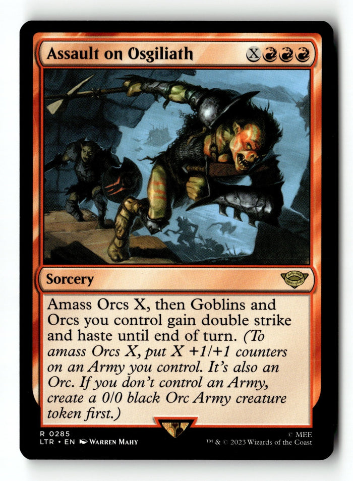 MTG Assault on Osgiliath The Lord of the Rings LP Magic The Gathering