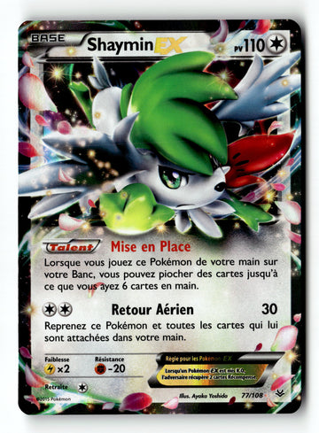 Pokemon Card Shaymin EX Holo LP XY - Roaring Skies 77/108