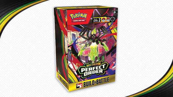 Pokémon TCG: Mega Evolution—Perfect Order Build & Battle Box