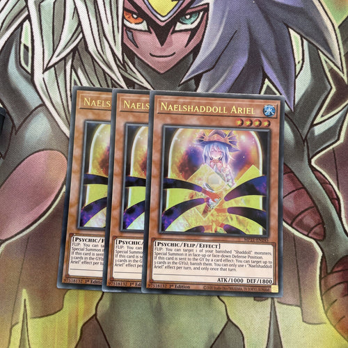 MP21-EN245 x3 Naelshaddoll Ariel Ultra Rare Excellent Conditon Yugioh