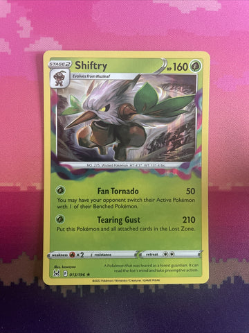 Pokemon Card Shiftry Astral Radiance Holo Rare 013/196 Near Mint