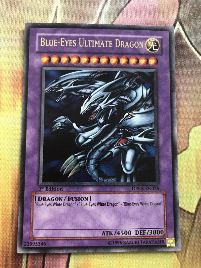 DPKB-EN026 1x Ultra Rare Blue-Eyes Ultimate Dragon 1st Edition Yugioh