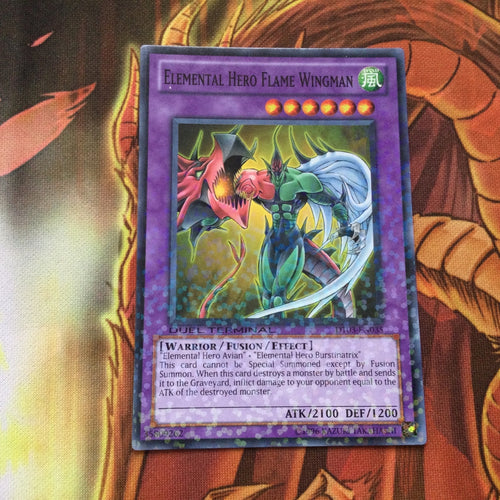 DT03-EN035 Yugioh 1x Common Elemental Hero Flame Wingman Near Mint