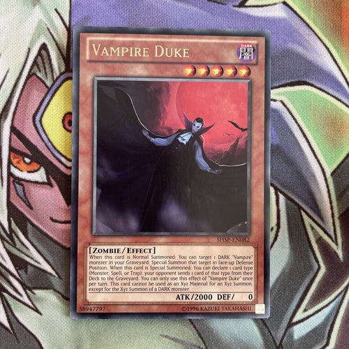 SHSP-EN082 Vampire Duke Rare UNL Edition NM Yugioh Card