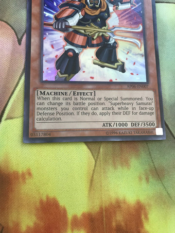 AP06-EN007 Superheavy Samurai Big Benkei (VG) Super Rare Yugioh! (back)