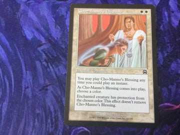 Cho-Manno's Blessing - Mercadian Masques Excellent Magic MTG