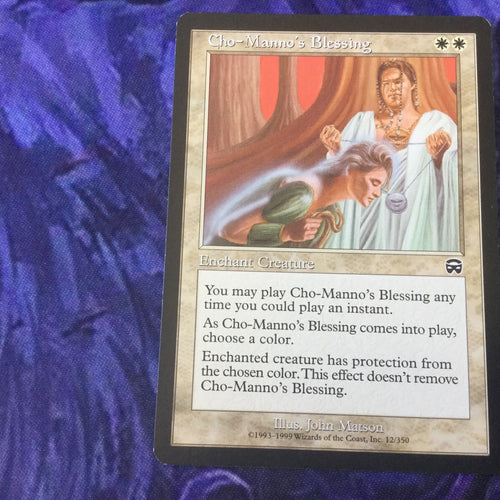 Cho-Manno's Blessing - Mercadian Masques Excellent Magic MTG