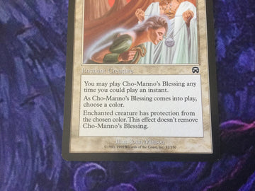 Cho-Manno's Blessing - Mercadian Masques Excellent Magic MTG (back)