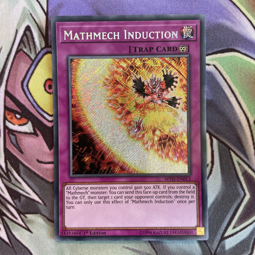 MYFI-EN013 Mathmech Induction Secret Rare 1st Edition NM Yugioh Card