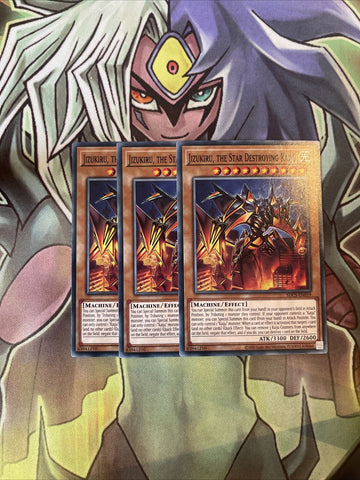 SDCS-EN019 x3 Jizukiru, the Star Destroying Kaiju Common Excellent Cond Yugioh