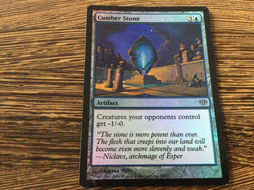 Cumber Stone Foil - Conflux  Excellent Magic MTG