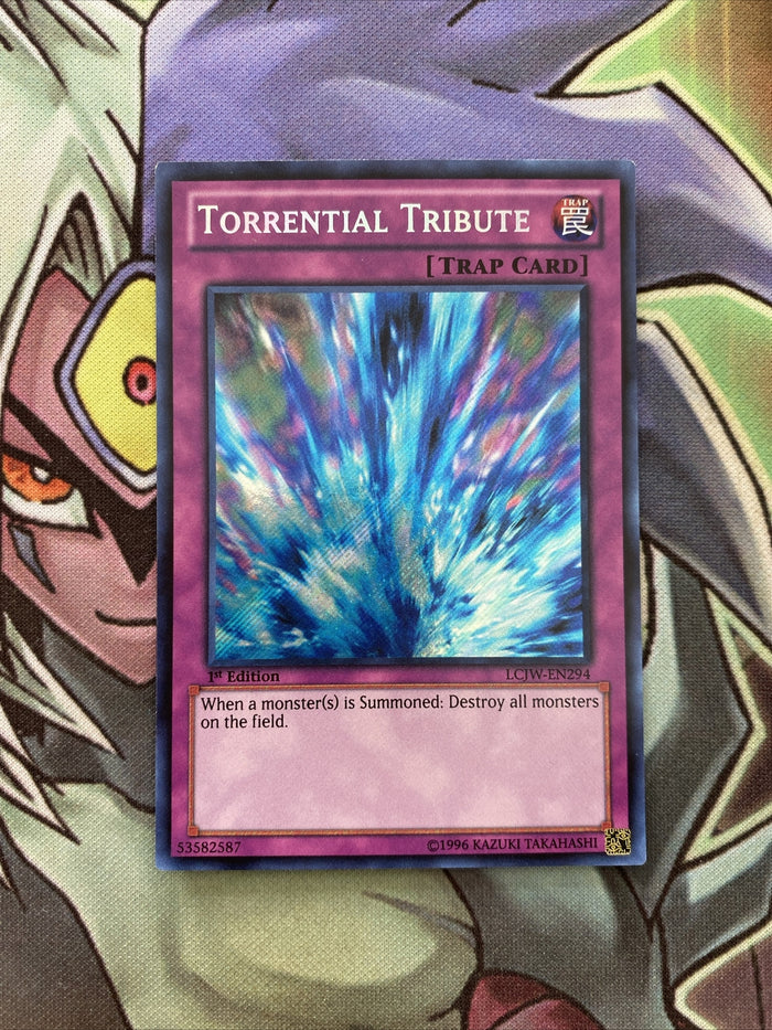 LCJW-EN294 Torrential Tribute Secret Rare 1st Edition NM Yugioh