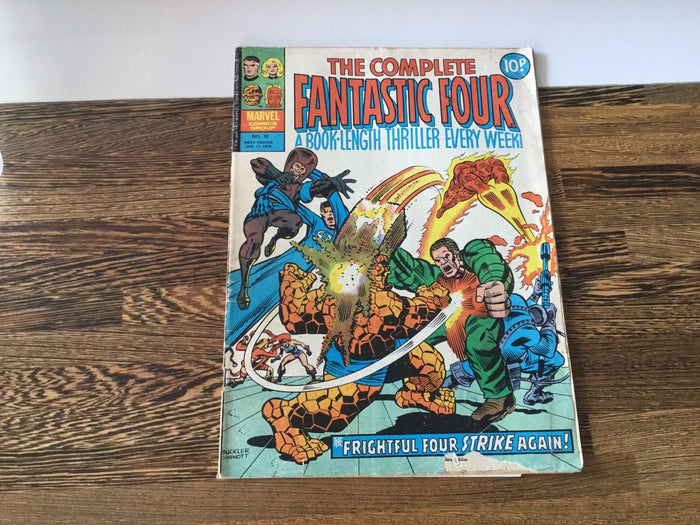 Comic The Complete FANTASTIC FOUR Comic - No 16 - Date 11/01/1978 - UK
