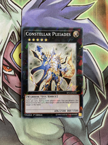 SP15-EN035 Constellar Pleiades Shatterfoil Rare 1st Edition NM Yugioh Card