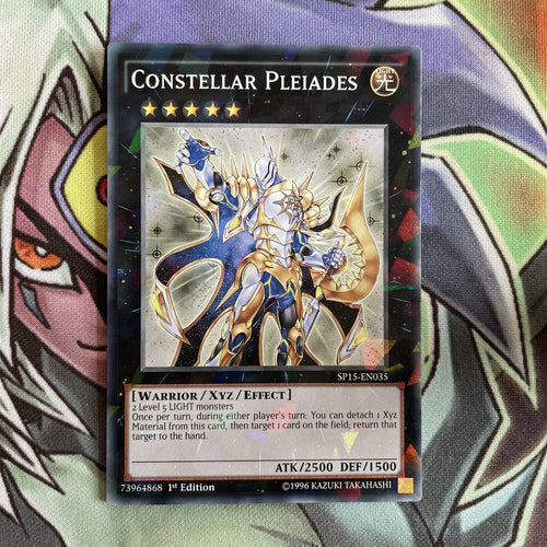 SP15-EN035 Constellar Pleiades Shatterfoil Rare 1st Edition NM Yugioh Card