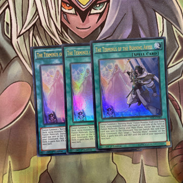 CROS-EN085 x3 The Terminus of the Burning Abyss Ultra Excellent Condition Yugioh