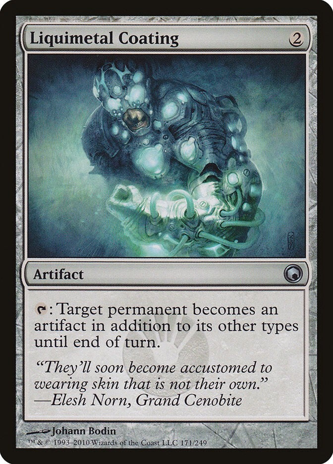 Liquimetal Coating - Mirrodin Excellent Magic MTG