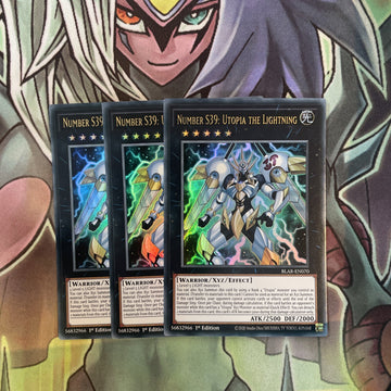 BLAR-EN070 x3 Number S39: Utopia the Lightning Ultra Excellent Condition Yugioh