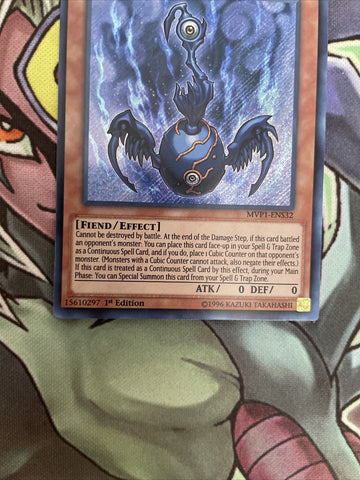 MVP1-ENS32 Vijam The Cubic Seed Secret Rare 1st Edition NM Yugioh Card (back)