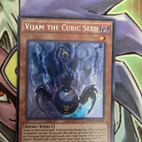 MVP1-ENS32 Vijam The Cubic Seed Secret Rare 1st Edition NM Yugioh Card
