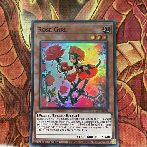 ETCO-EN081 Rose Girl - Super Rare - 1st Edition - YuGiOh