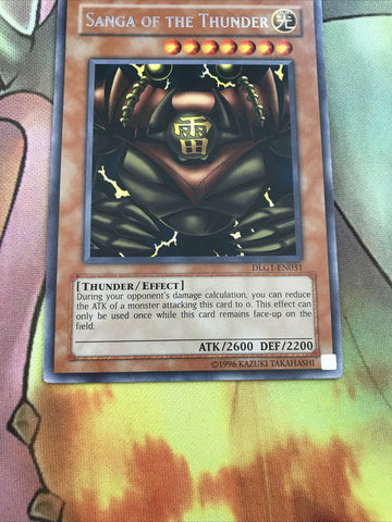DLG1-EN031 YuGiOh SANGA OF THE THUNDER Rare NM/M (back)