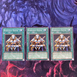 MFC-036 x3 Raregold Armor  - Common - Unlimited Edition Yugioh