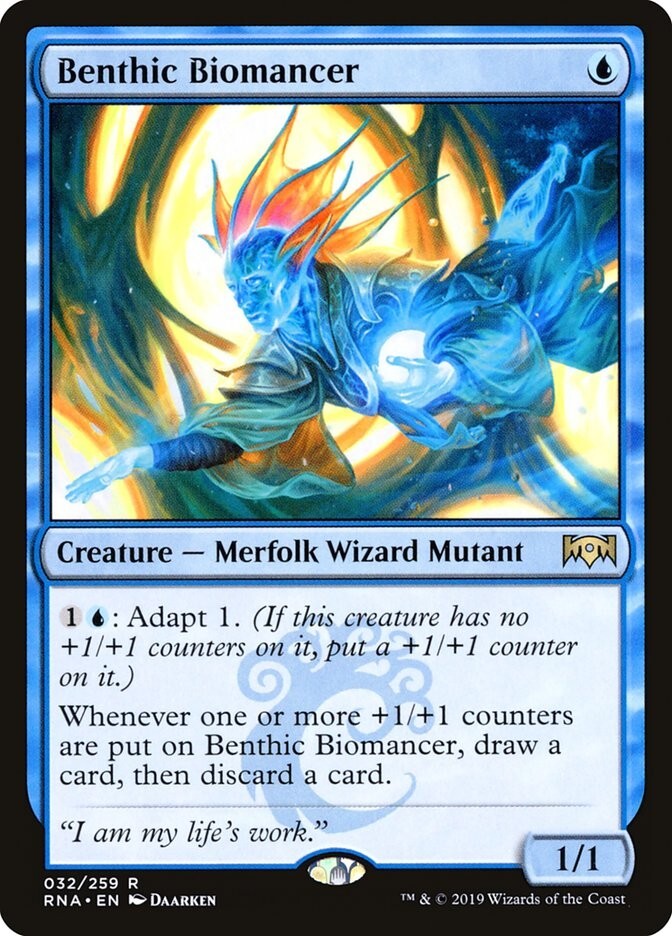 Benthic Biomancer - Ravnica Allegiance Excellent Magic MTG
