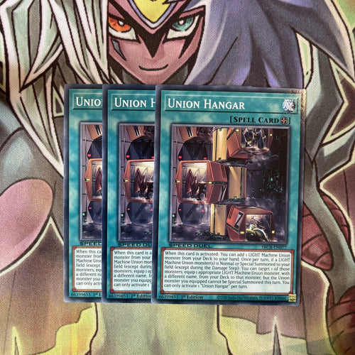 SBCB-EN077 x3 Union Hangar Common Excellent Condition Yugioh