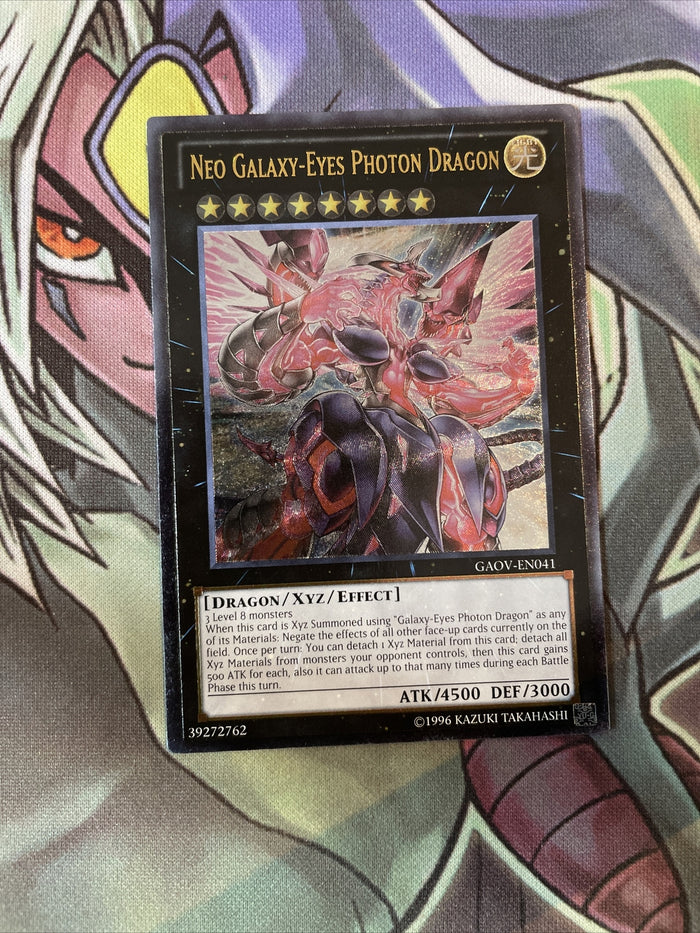 GAOV-EN041 Neo Galaxy-Eyes Photon Dragon Ultimate Rare Unlimited NM Yugioh Card