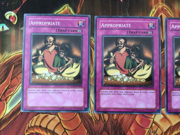 RP02-EN008 3x Appropriate PLAYSET yugioh (back)