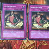 RP02-EN008 3x Appropriate PLAYSET yugioh