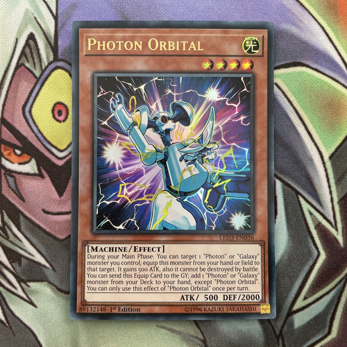 LED3-EN036 Photon Orbital Ultra Rare 1st Edition NM Yugioh Card
