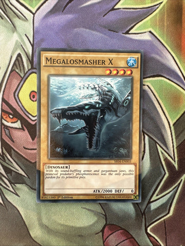 SR04-EN003 Megalosmasher X Common 1st Edition NM Yugioh Card