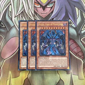 LC02-EN003 x3 Raviel, Lord of Phantasms Ultra Rare Excellent Condition Yugioh