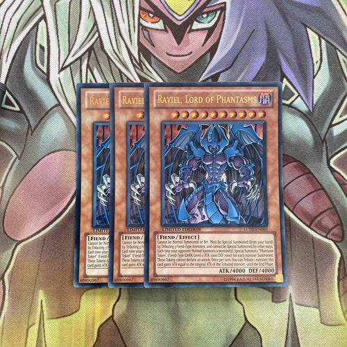 LC02-EN003 x3 Raviel, Lord of Phantasms Ultra Rare Excellent Condition Yugioh