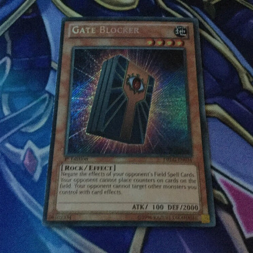DRLG-EN034 Gate Blocker Secret Rare 1st Edition Mint YuGiOh Card