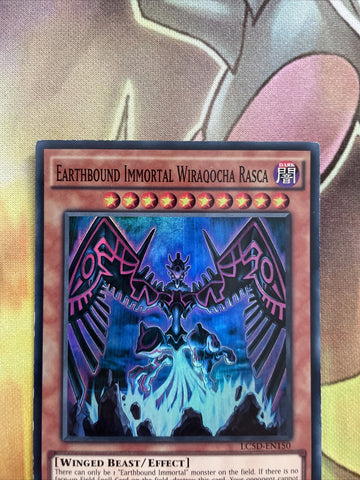 LC5D-EN150 1x Yugioh! | Earthbound Immortal Wiraqocha Rasca 1st edition (back)